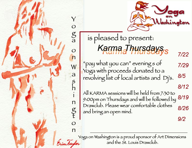 'Event Flyer - Yoga on Washington' Early Graphic Design detail by .carolinecblaker. 1083814226