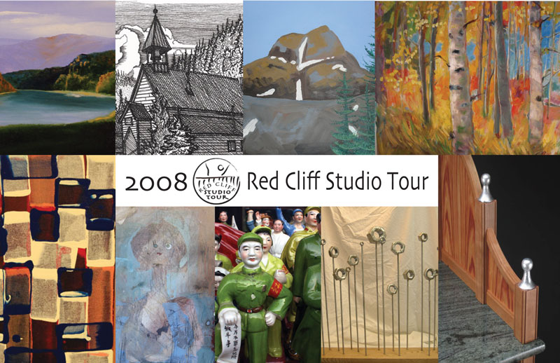 '2008 Red Cliff Studio Tour Announcement' Visual Design detail by .carolinecblaker. 1213196494